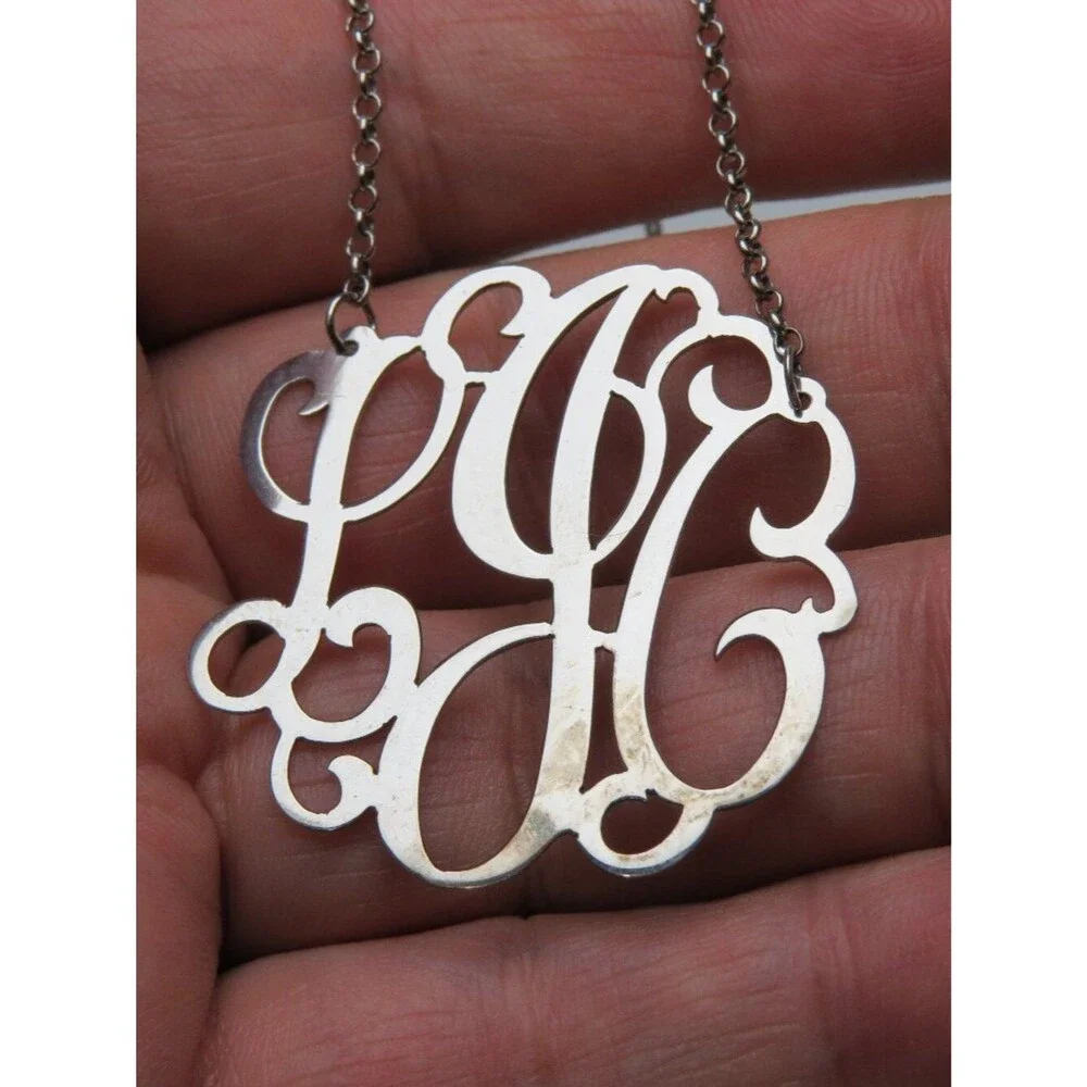 14k Initial L-J-C Nameplate